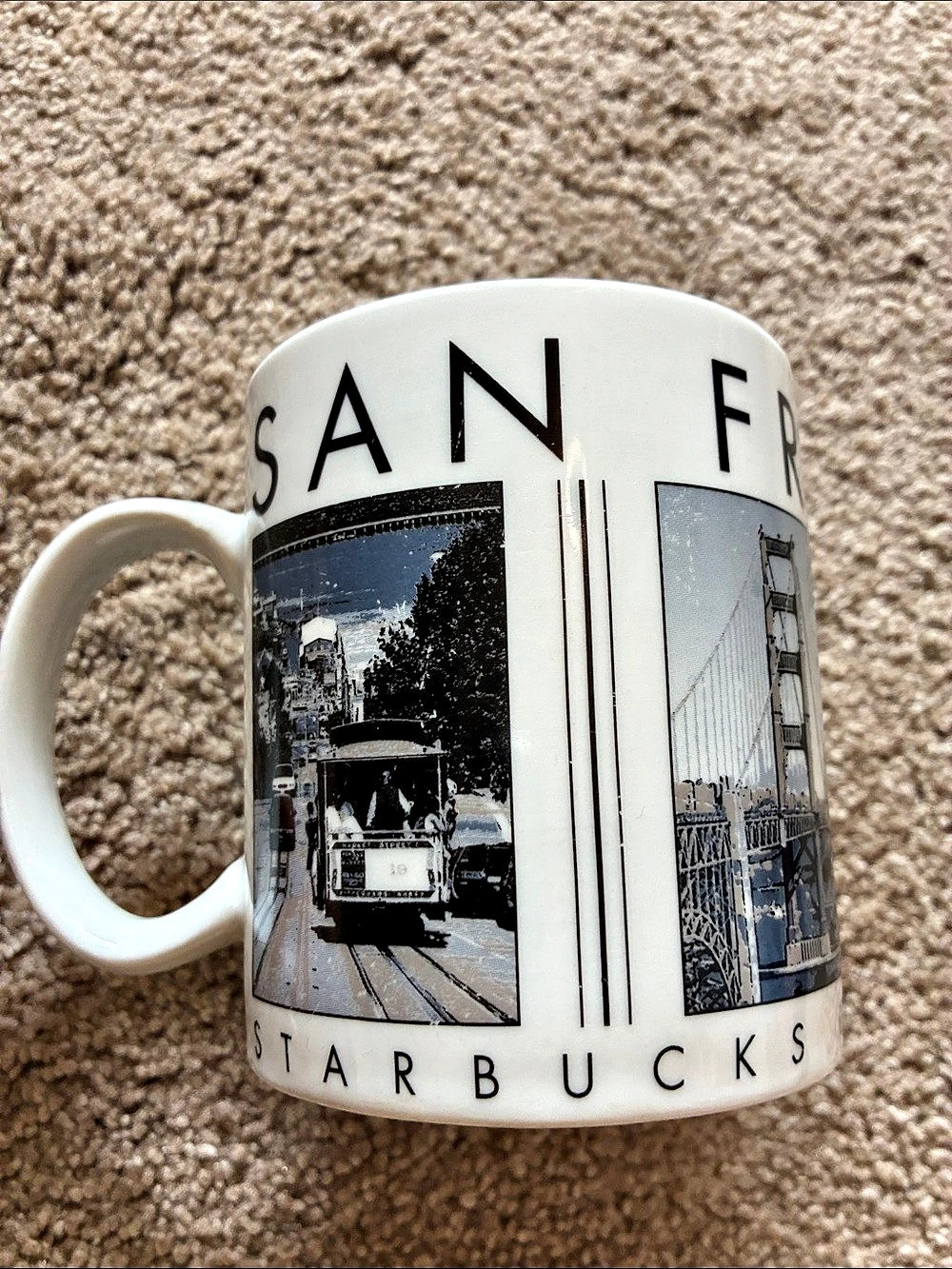 Starbucks San Francisco Architecture Series Collector Mug White & Black
